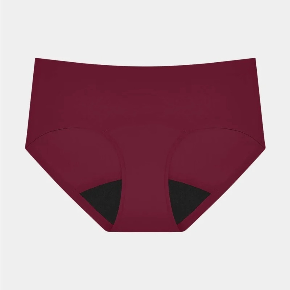 NWT KNIX Super Leakproof No-Show Boyshort Cherry Red Underwear Sz XXXL